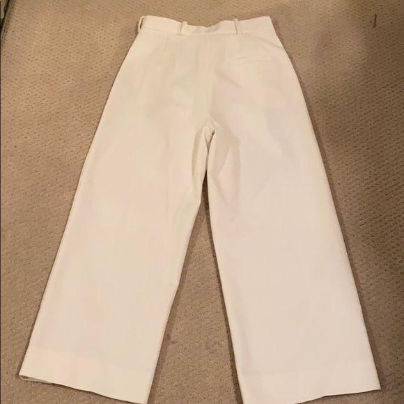 Maje Off White cropped trousers - Picture 3 of 5